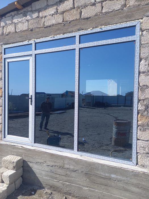 Пластиковые и алюминовые окно,дверь