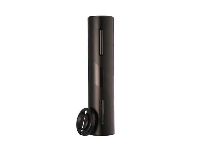 Lichidare stoc. Tirbuson electric cu accesoriu taiat folie, Negru