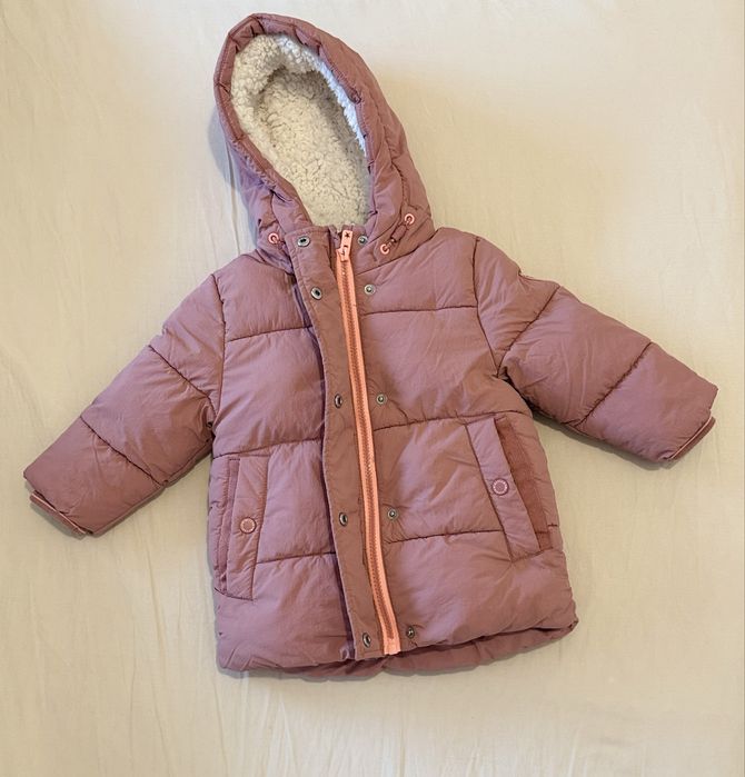 Geaca de iarna NEXT pt fetite, marimea 9-12luni, 80cm