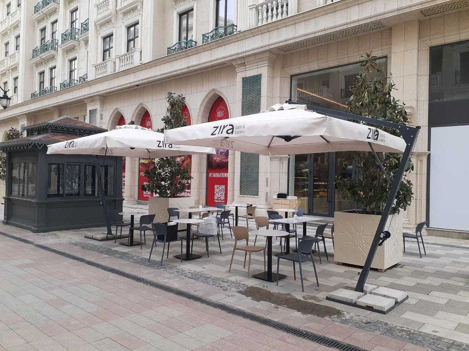 3 Xil variantda Kafe zontlari