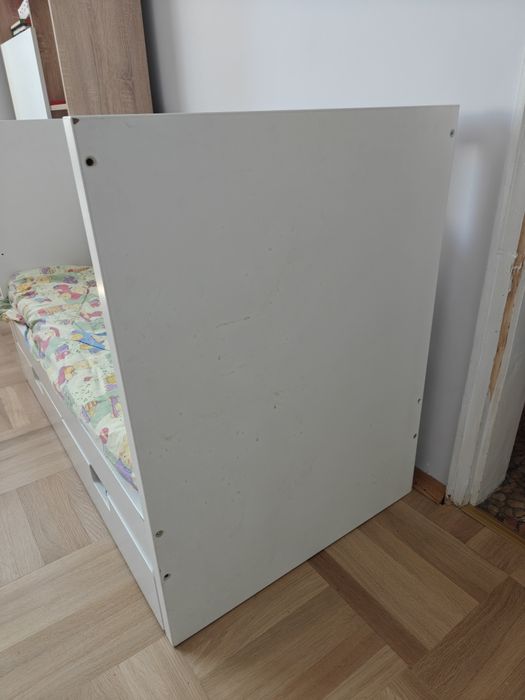 Бебешко детско легло креватче кошара Икеа с матрак 60/120