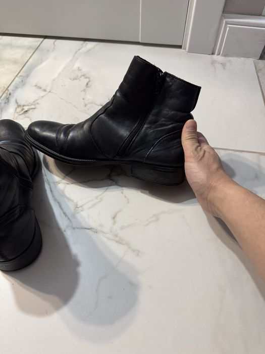 Зимние ботинки черные