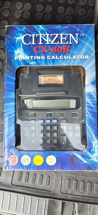 Чисто нов калкулатор с принтер Citizen CX-80B