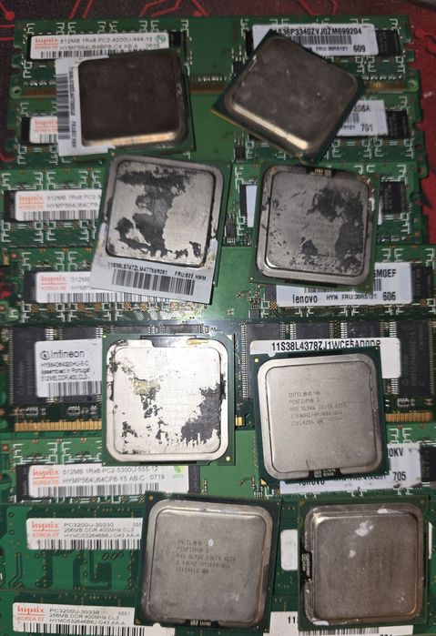 Ram памет 512MB и процесори