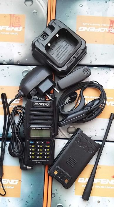 Нови 2023 BAOFENG 9R PLUS 22W 11000MAH двубандова Радиостанция Водоуст
