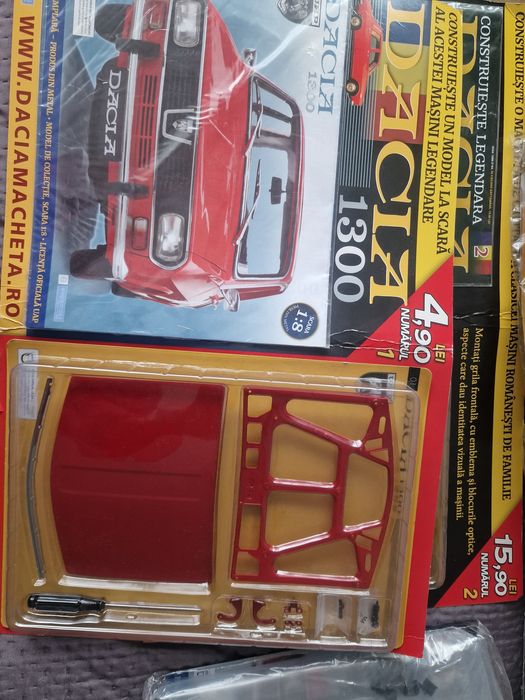 Numere Dacia 1300 scara 1:8 de la 1-16