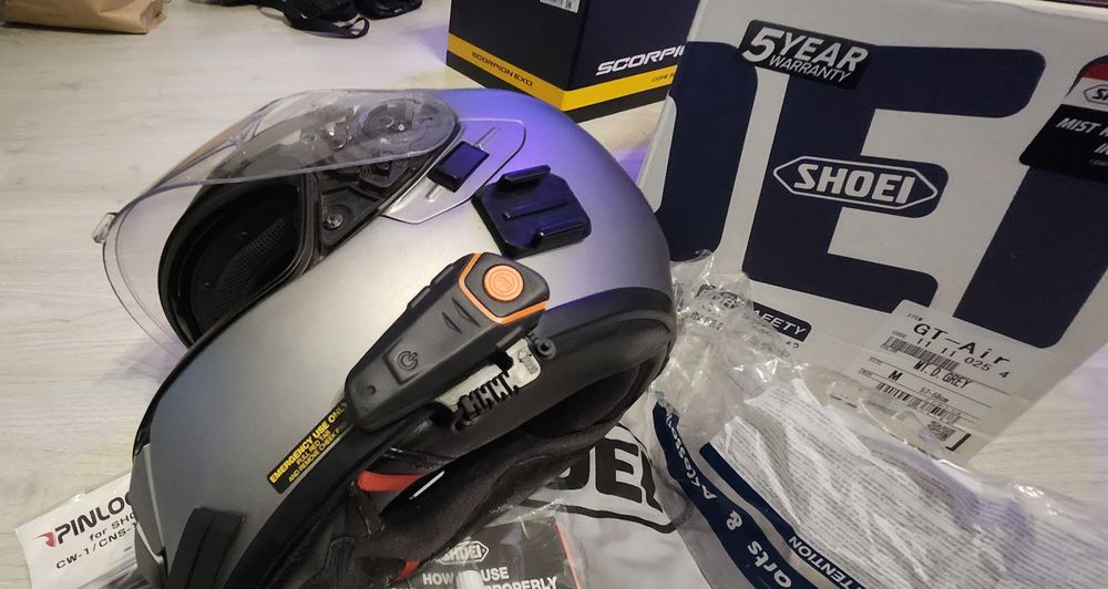 Casca Shoei GT air M - intercom prindere  casca