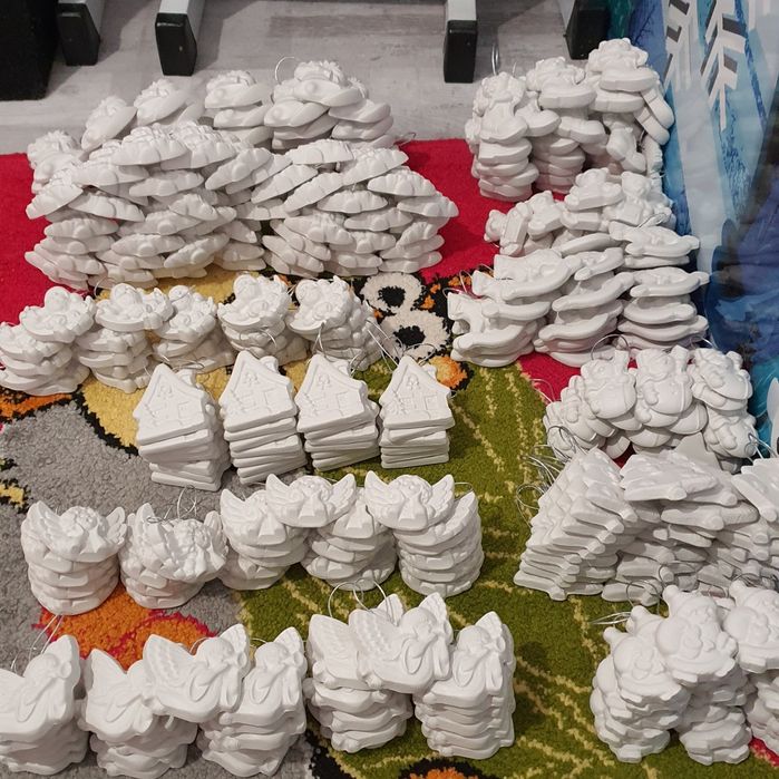 Figurine ipsos tematica Craciun pt pictat