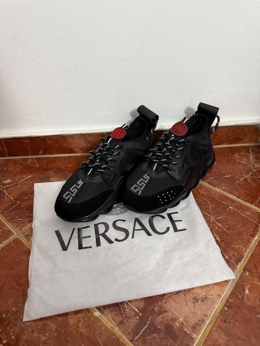 Adidasi VersaceChain Reaction Black premium !