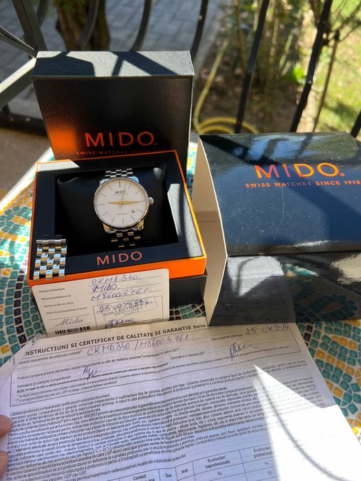 Ceas Mido Baroncelli Automatic M8600 - Full Set - Revizie recentă