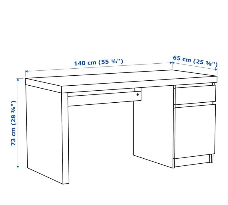 IKEA МАЛЬМ Письменный стол