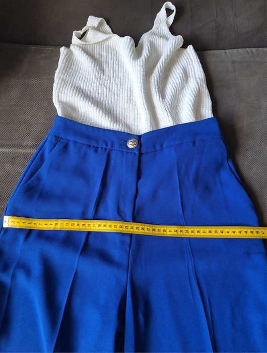 Pantaloni office albastri Koton