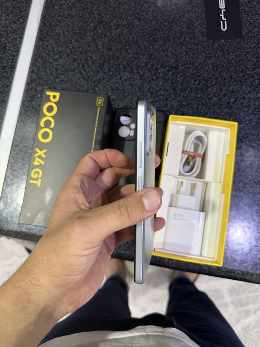 poco x4 gt pamit 8.256g holati ideal karopka dak ful kamplekt