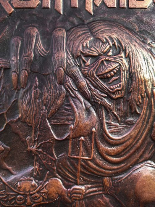 Vand tablou in relief (ipsos), Iron Maiden, The Number of the Beast
