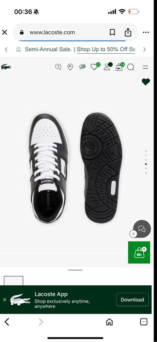 Кеды Lacoste женские