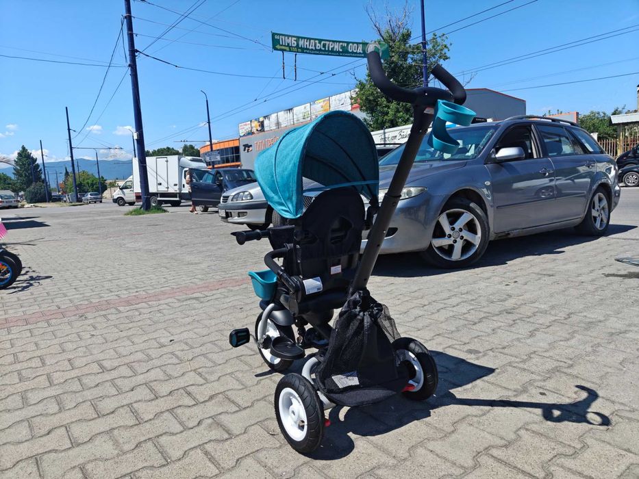 BYOX Детска триколка Flexy LUX син