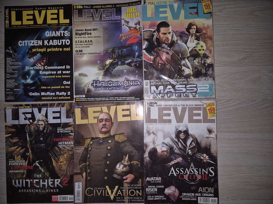 Reviste jocuri Level