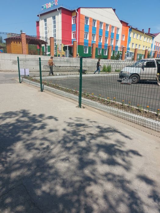 Установка забора.