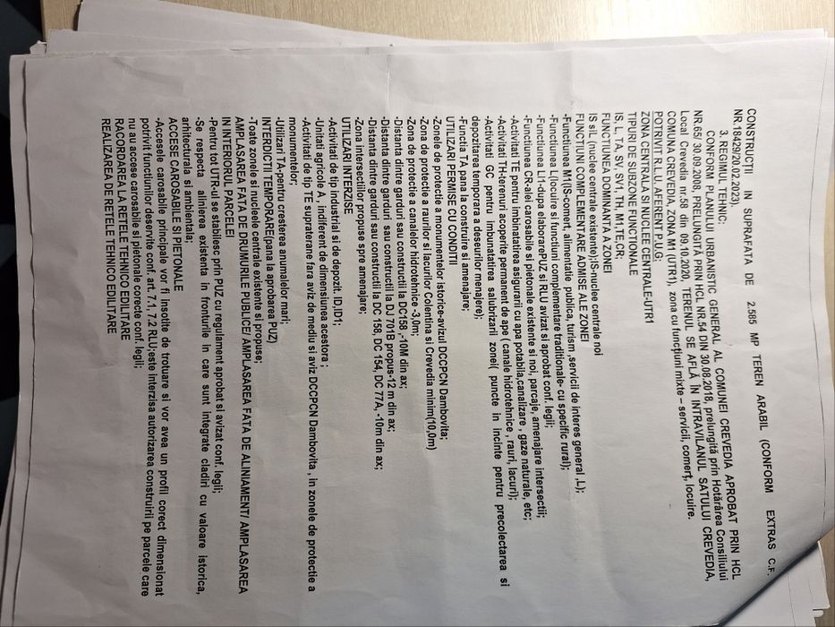 Vand teren intravilan