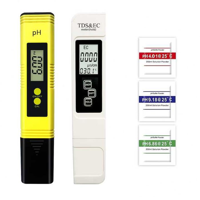 Set testere de calitate a apei 4 in 1 LCD