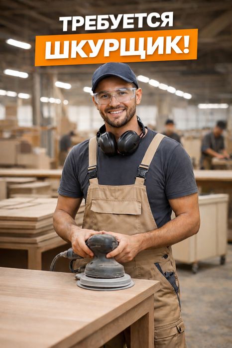 Шкурщик на мебельное производство