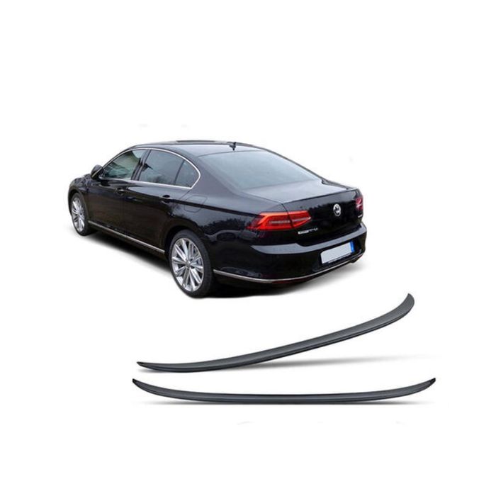 Лип спойлер за багажник за VW Passat B8 (15-20) черен Пасат Б8