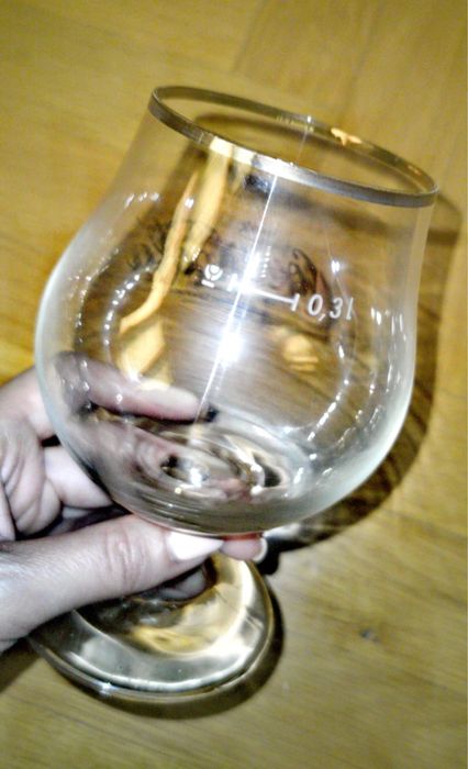 Винтидж немска стъклена чаша Coca-Cola „Trink Coca-