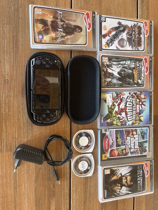 Sony PSP 2000 (Playstation portable) + 8 игри