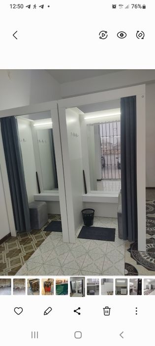 СРОЧНО! Продам примерочную, столик для просмотра товара для магазина