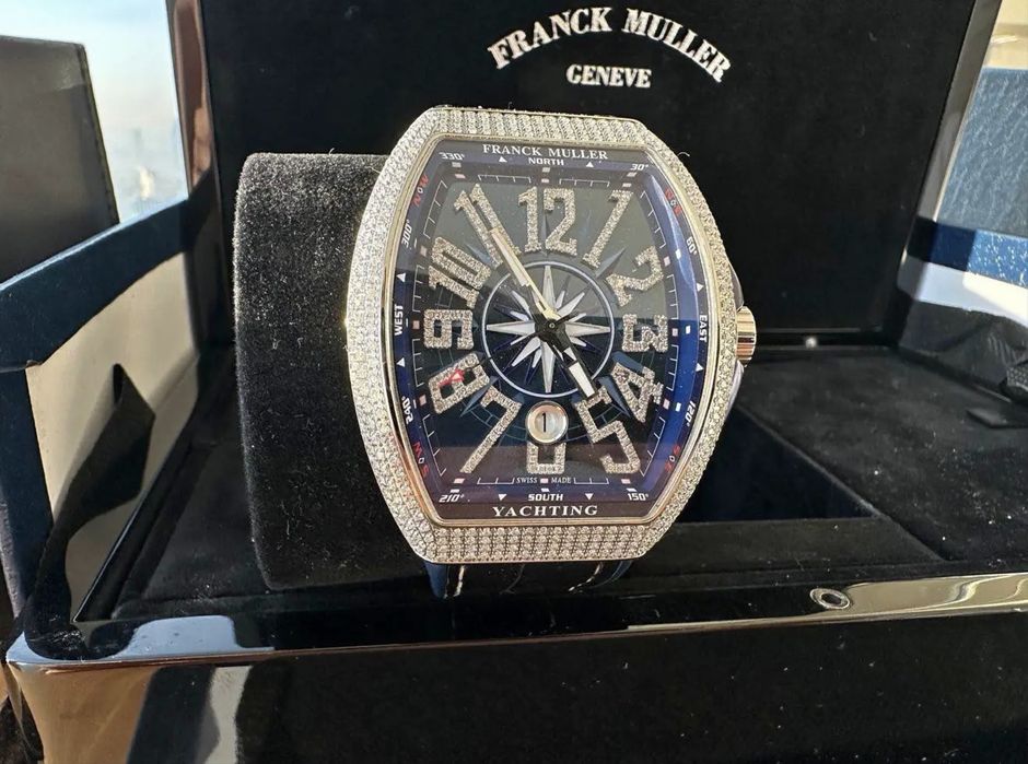 Franck Muller Vanguard V45 yachting- Full diamond