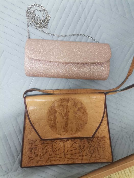 Дамски чанти (официален клъч + ежедневна чанта плик)