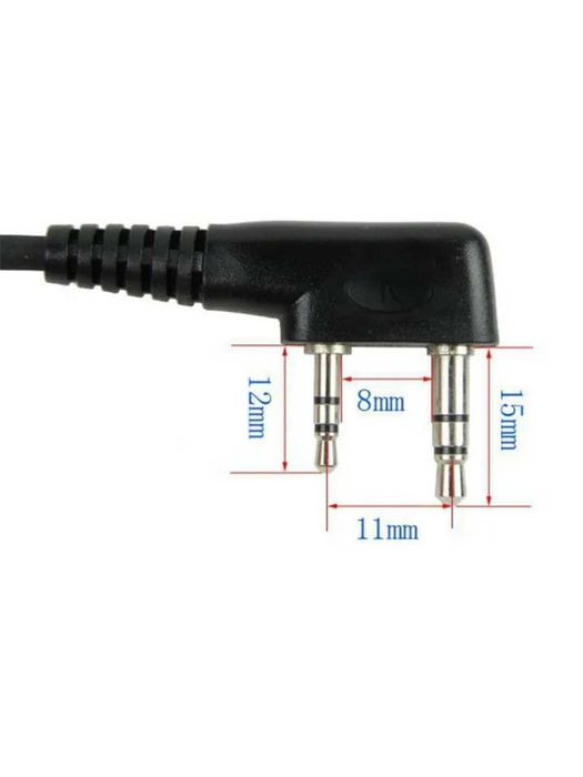 Гарнитура для рации  Baofeng, Quansheng, WLN раций, с микрофоном
