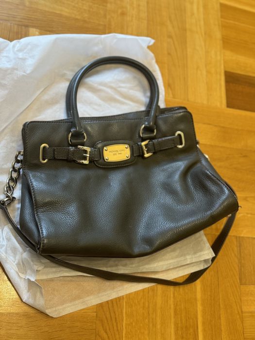 Geanta Michael Kors verde olive 100% piele