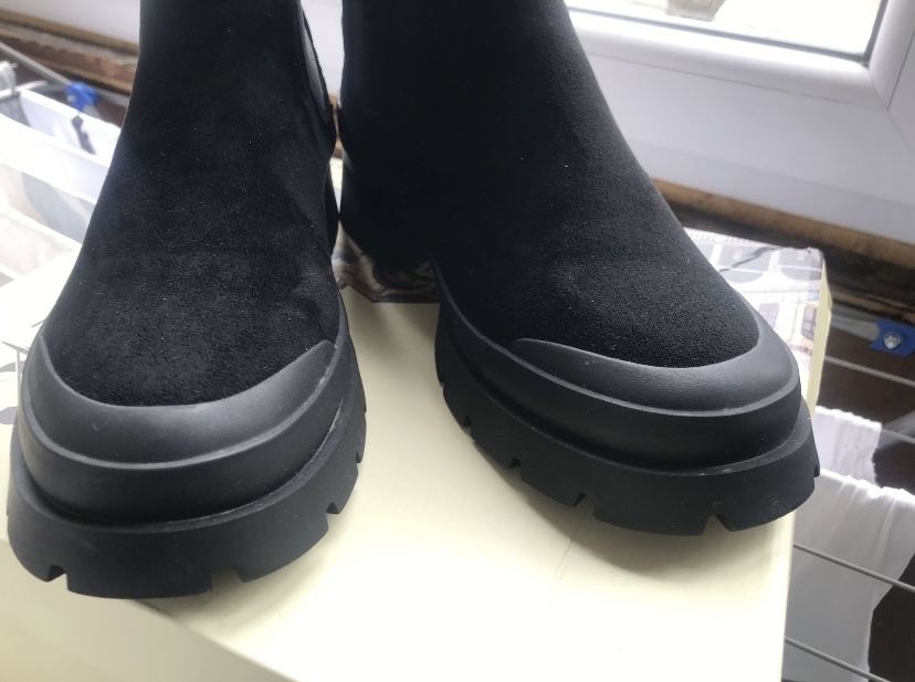 Женские ботинки замш