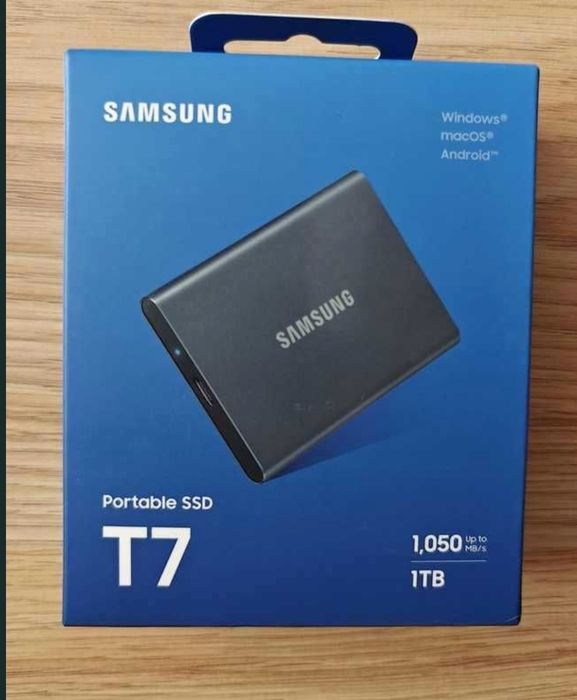 SSD extern SAMSUNG T7 MU-PC1T0T/WW, 1TB, USB 3.2 Gen 2, gri