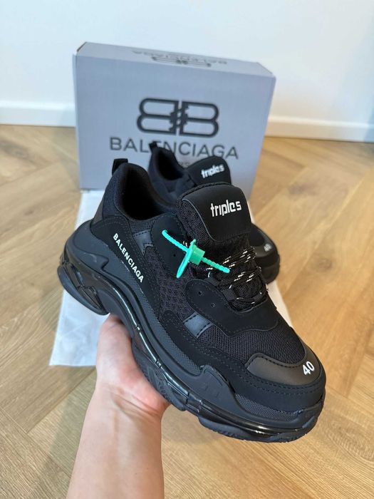 Adidasi Balenciaga Triple S full black PREMIUM