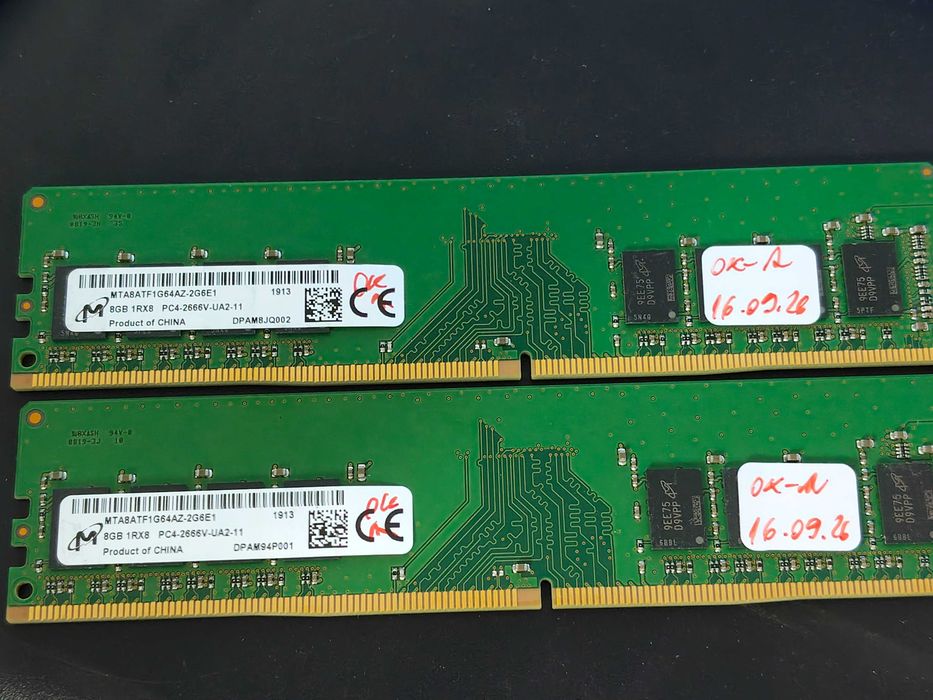Rami 2x8Gb (16) DDR4 Micron pc