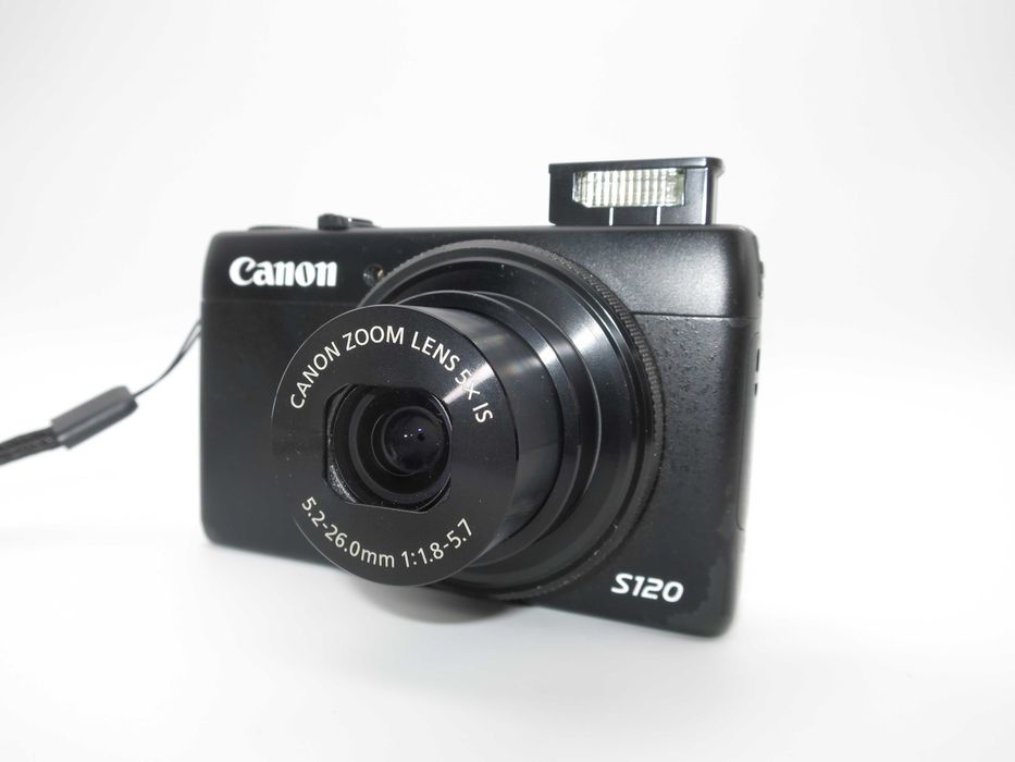 Canon PowerShot S120 ултра компактен полупрофесионален цифров фотоапарат, дигитална камера, тъч скринм, WI-FI,  RAW формат, Full-HD видео - ОТЛИЧЕН!