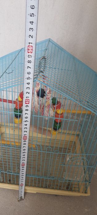 Клетка за птици оборудвана