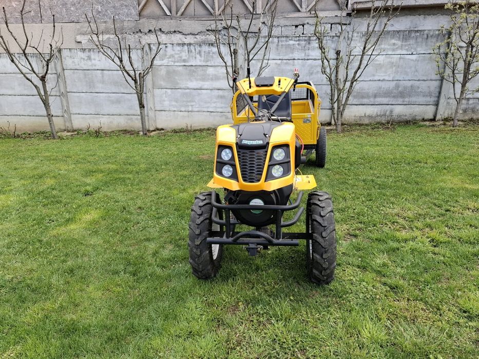 Motocultor    ProGarden  Campo 1273  cu remorca 4×4 alpine RM500T