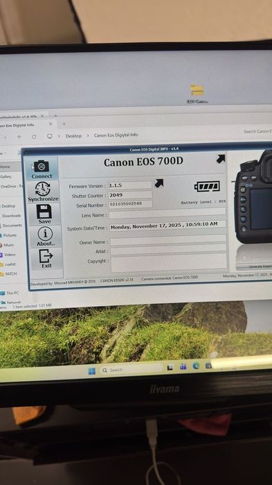 Camera foto Canon 700 D