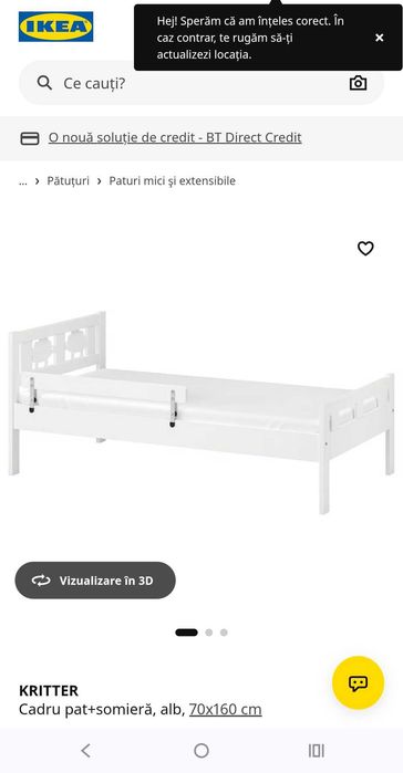 Vând pat Ikea copii