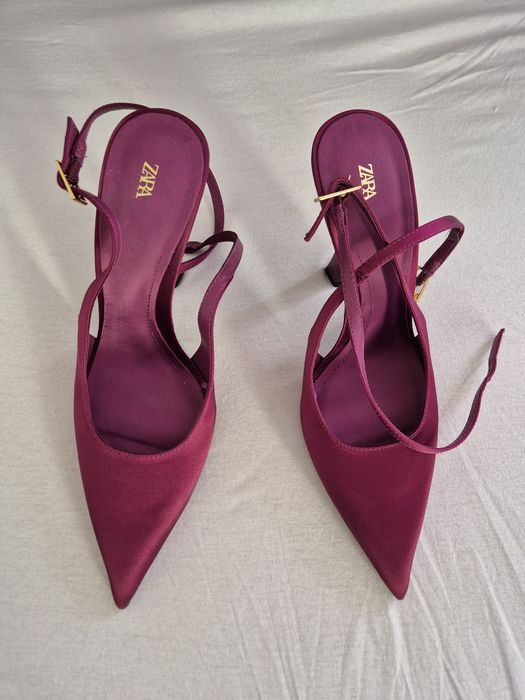 Дамски обувки Zara на ток, номер 40