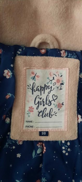 Palton iarna C&A pentru fetite, marime 98 (3-4 ani)