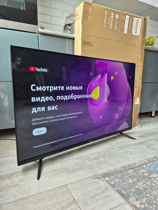 4к 110см СМАРТ ТВ вайфай интернет