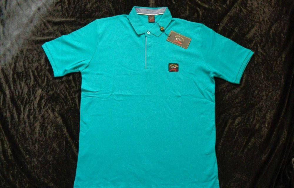 Tricou barbati maneca scurta guler 4XL 5XL 6XL albastru, rosu, turcoaz