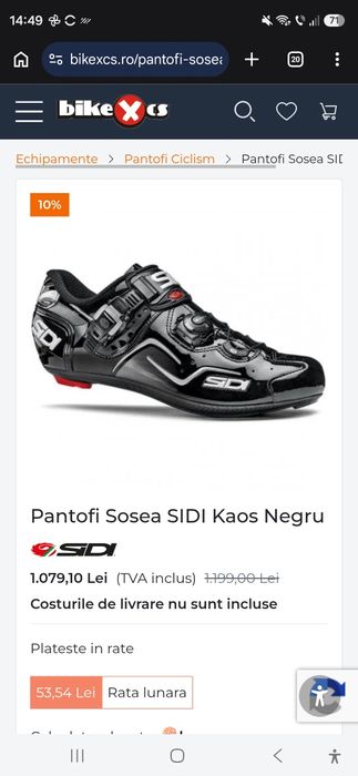 Sidi Kaos carbon wire - pantofi ciclism