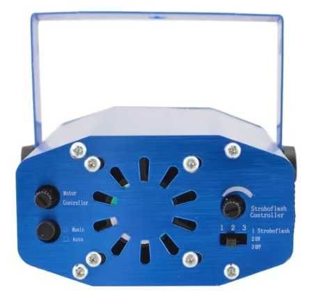 Лазерный проектор UKC HJ09 стробоскоп, диско лазер  2 в 1 c триногой