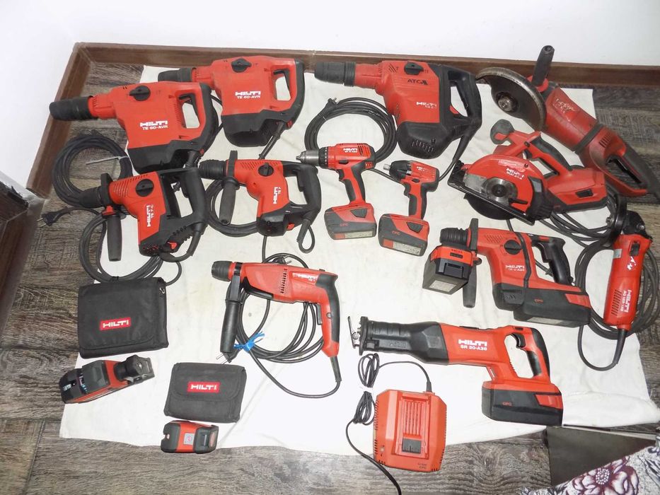 Scule Hilti functionale  TE 50/60 , Te 7/7C , Te 30 , Laser PM 2-LG