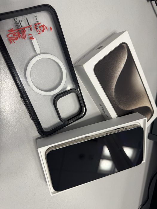 Iphone 15 pro max 256 gb. Titanium natural